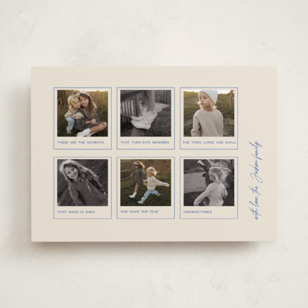 "Moments" - Holiday Cards in Eggnog by Jenna Holcomb - Front
