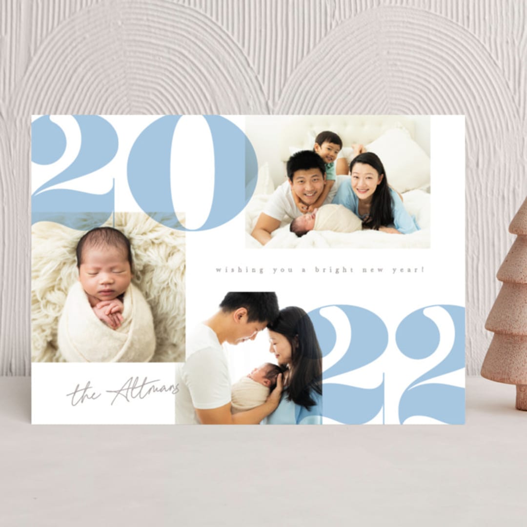"Bold and Bright" - Holiday Cards in Pool by Creo Study - Front
