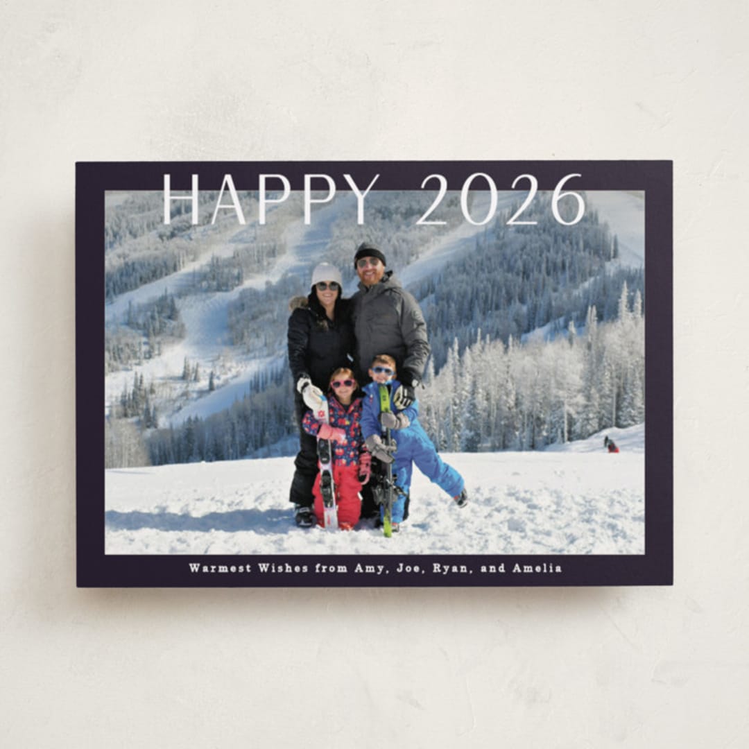 "Big Top" - Holiday Cards in Blackberry by Ani Somi - Front