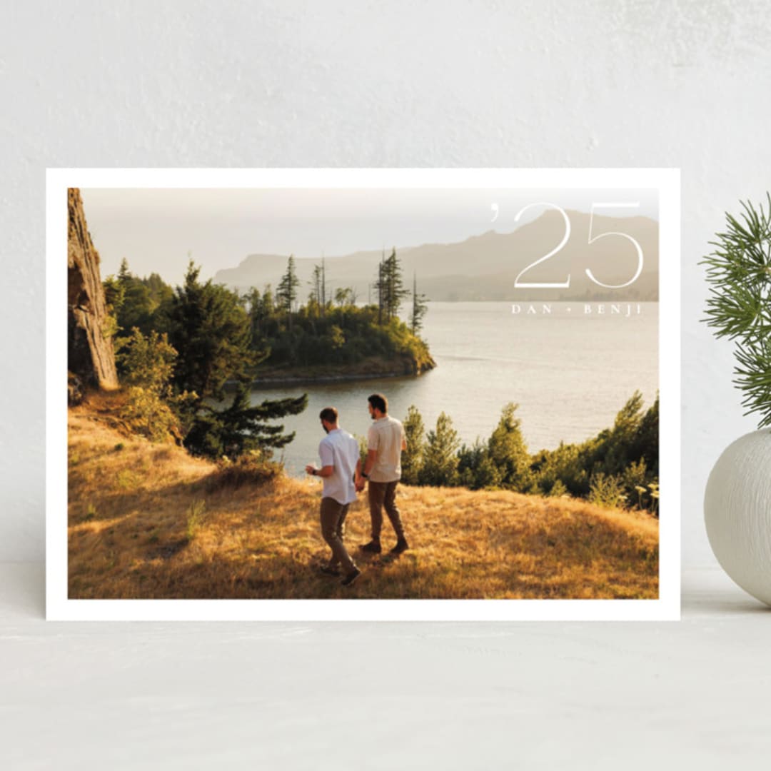 "Quiet Morning" - Holiday Cards in Frost by Adelyn T. - Front