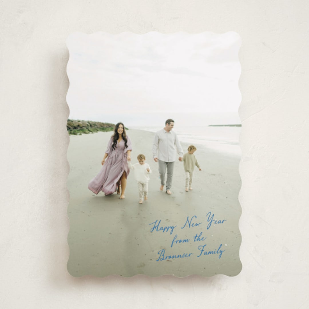 "Noted" - Holiday Cards in Juniper by Pixel and Hank - Front