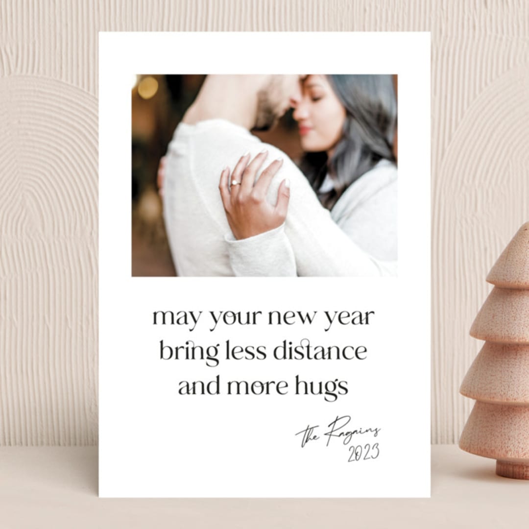 "let there be hugs" - Holiday Cards in Snow by Leah Ragain - Front