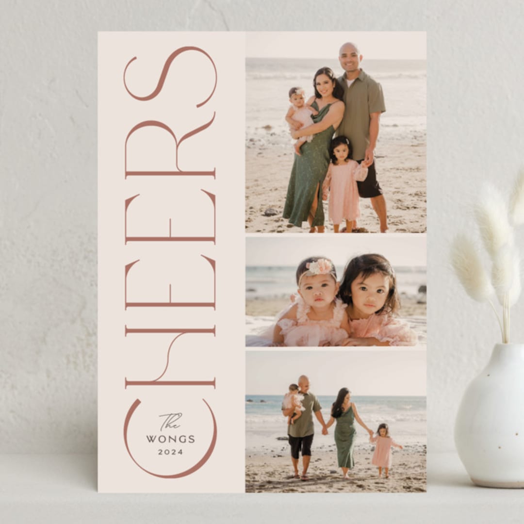 "Storyboard" - Holiday Cards in Crema by Olivia Raufman - Front