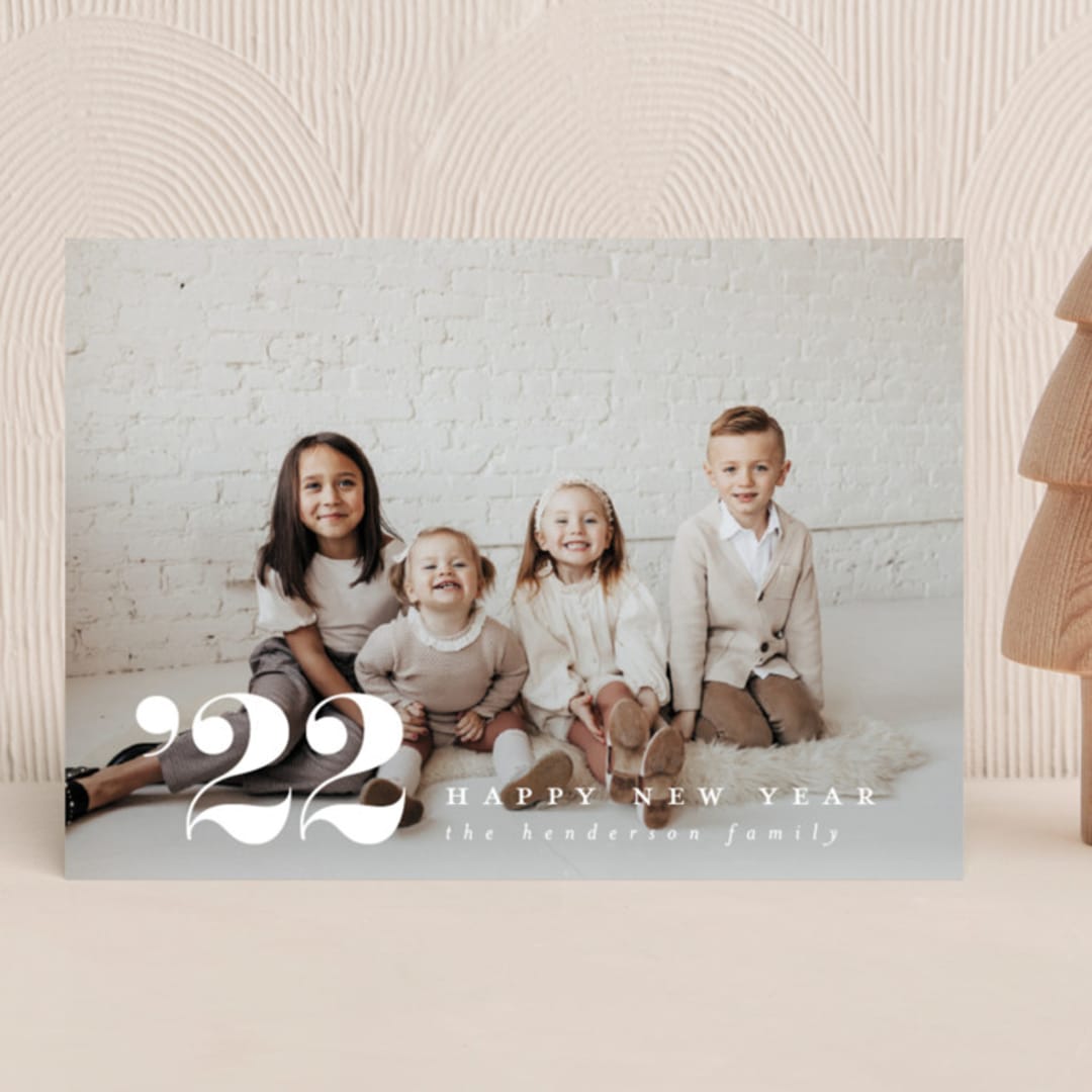 "Side Note" - Holiday Cards in Cloud by Ashlee Townsend - Front