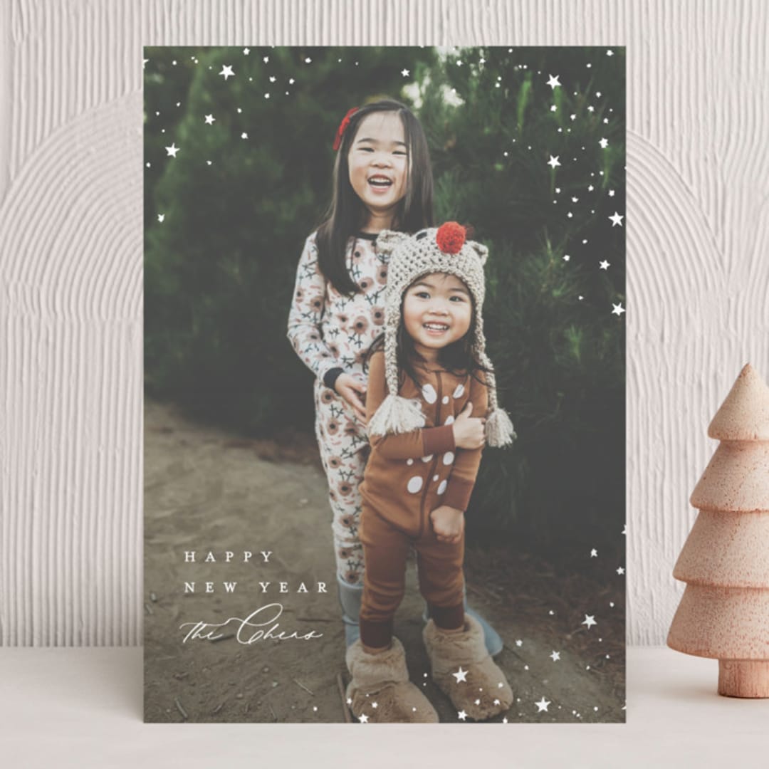 "Star Spangled" - Holiday Cards in Snow by AK Graphics - Front