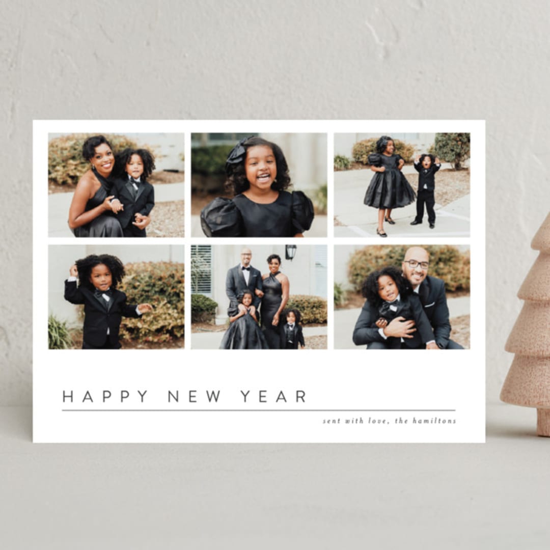"Violet " - Holiday Cards in Snow by Deynaaz Daraei - Front