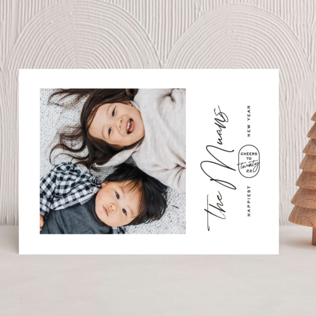 "Turning" - Holiday Cards in Snow by Owl and Toad - Front