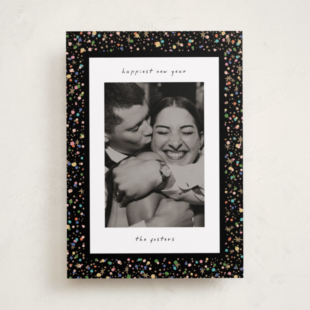 "Confetti and Sparkle" - Holiday Cards in Popped by Pixel and Hank - Front