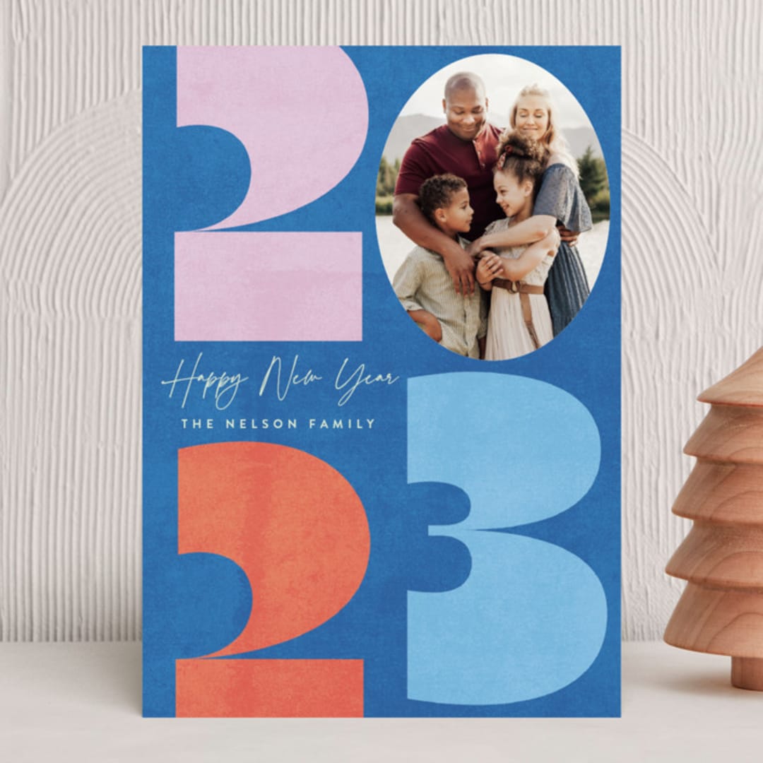 "Retro New Year" - Holiday Cards in Party by Brooke Chandler - Front
