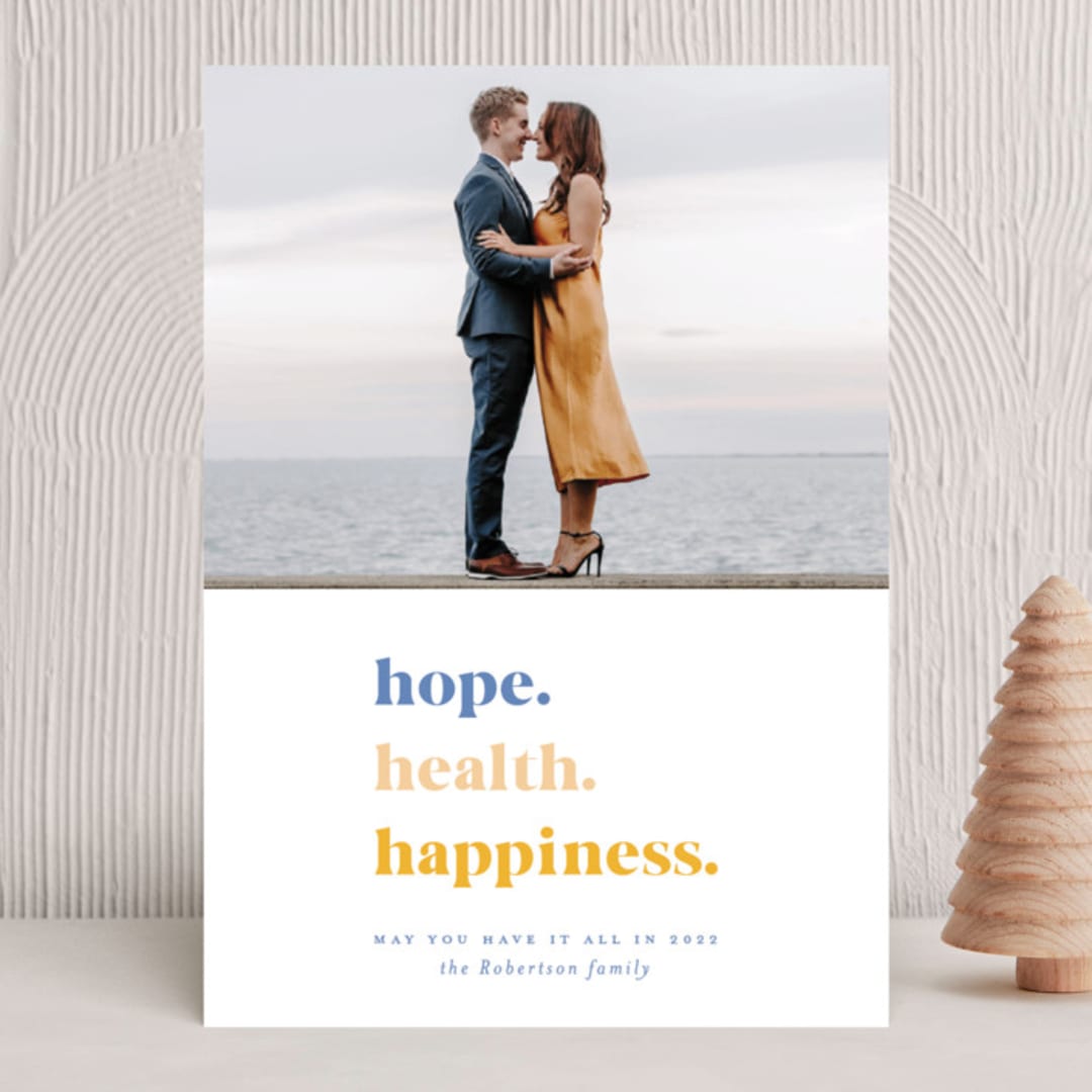 "Have It All" - Holiday Cards in Blueberry Pie by Ellis - Front