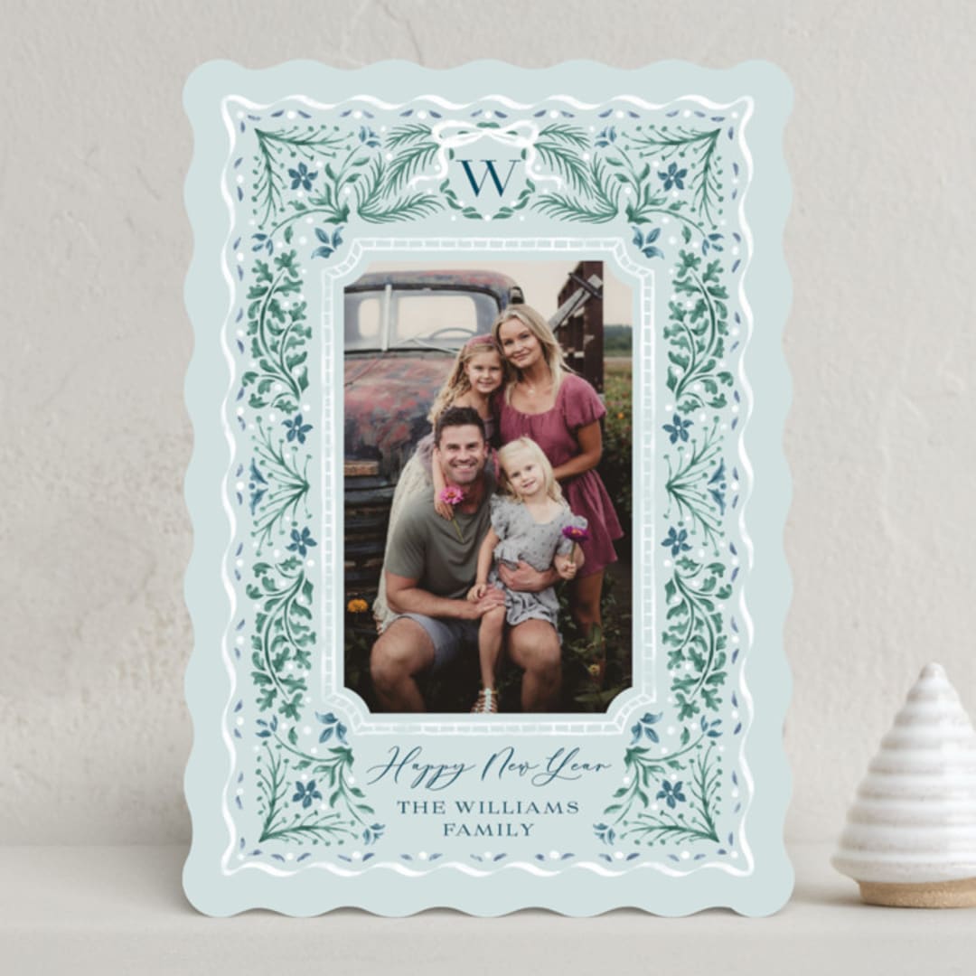 "Vintage Christmas" - Holiday Cards in Ice by Paper Sun Studio - Front