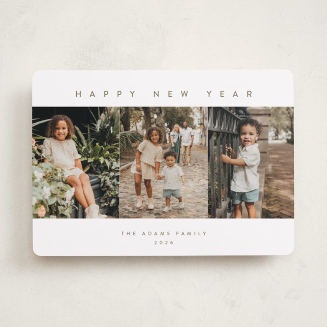 "trilogy" - Holiday Cards in Snowfall by Pippa Shaw - Front