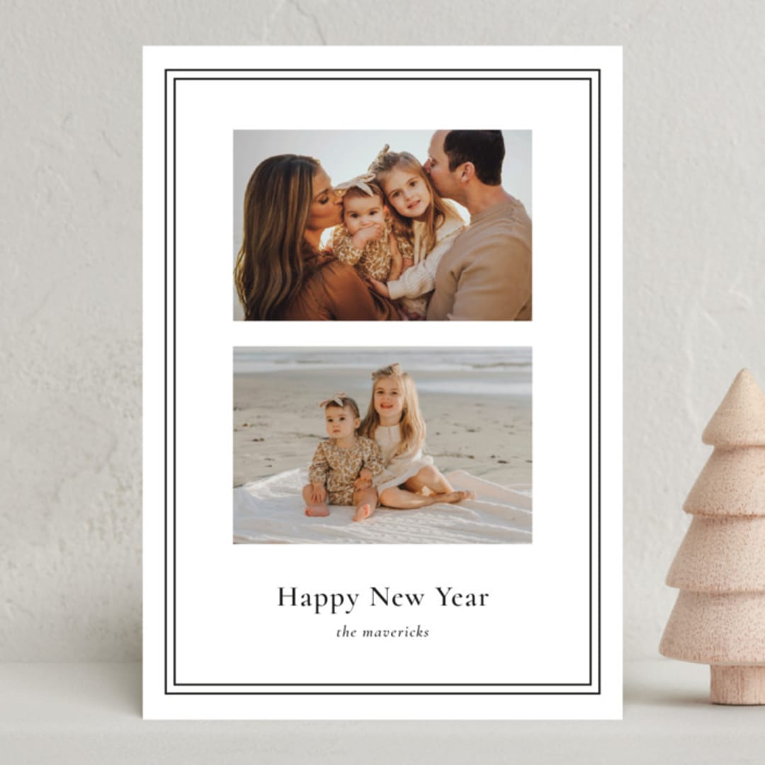 "Simply Put" - Holiday Cards in Snow by Angela Garrick - Front