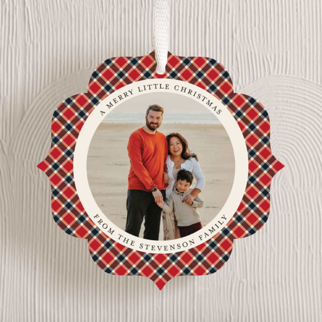All in Plaid Ornament