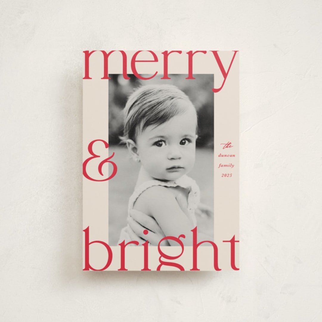 "Candy Canes" - Holiday Cards in Candy Cane by Maria Alou - Front