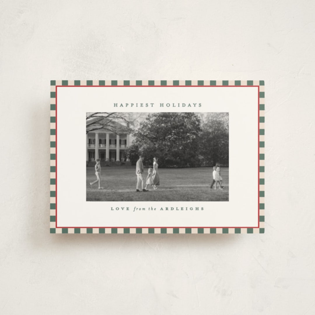 "The Charleston" - Holiday Cards in Spruce by Kristie Kern - Front