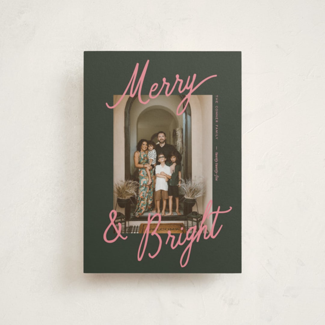 "Jottings" - Holiday Cards in Mistletoe by Pixel and Hank - Front