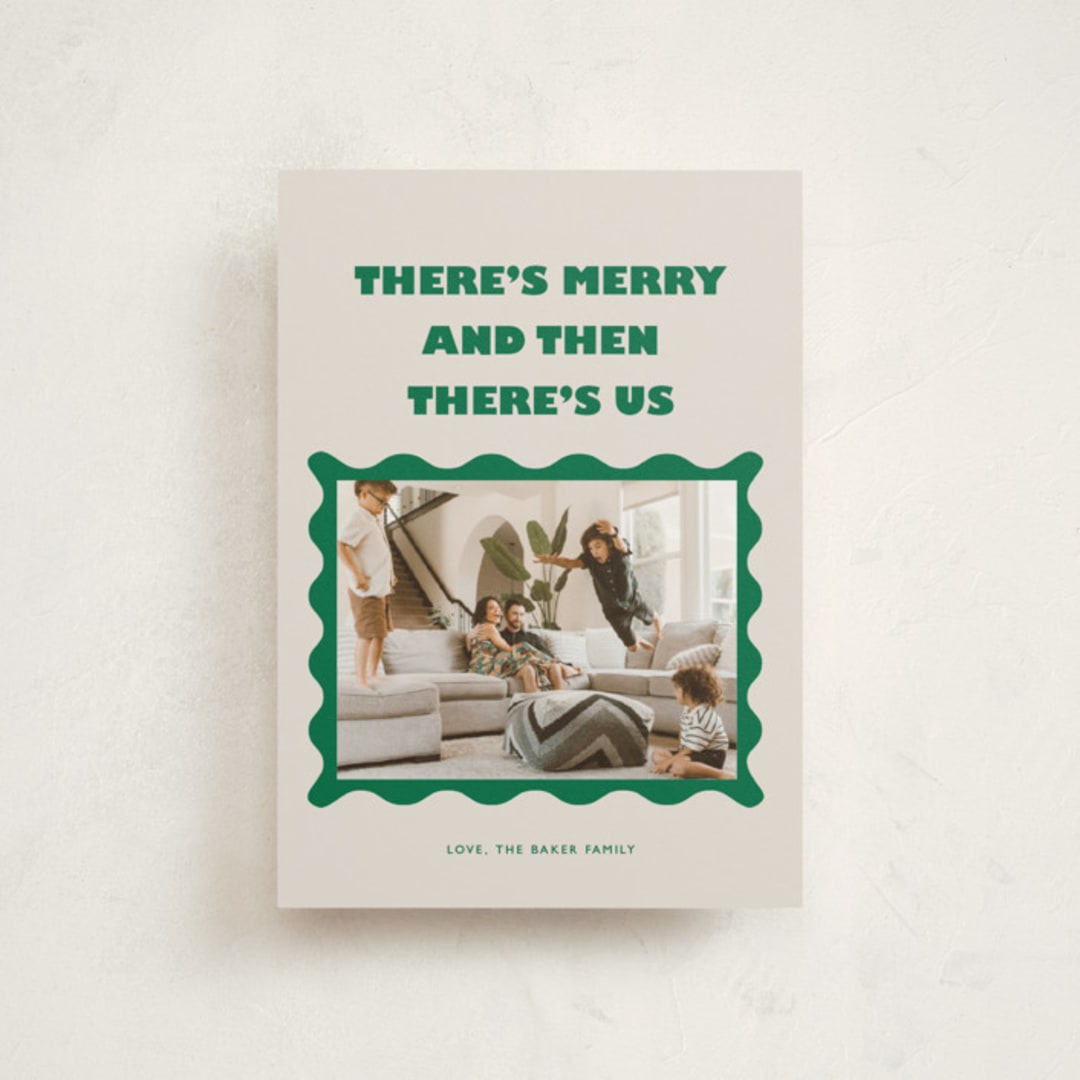 "And Then Us" - Holiday Cards in Pine by Anna Elder - Front