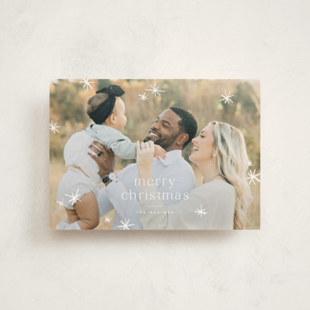 "Twinkle!" - Holiday Cards in Snow by Wildfield Paper Co - Front