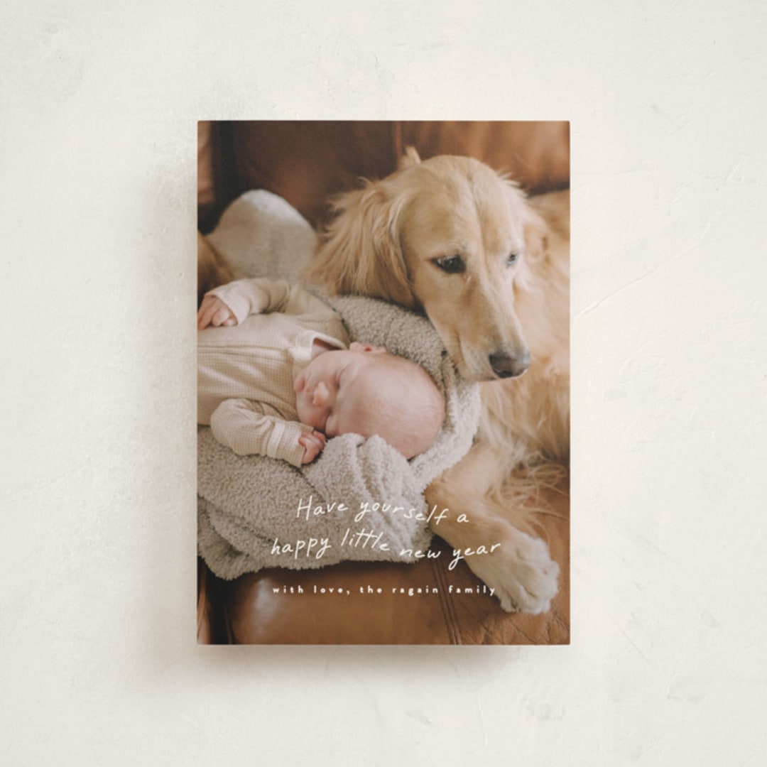 "very merry little Christmas" - Holiday Cards in Snowfall by Leah Ragain - Front