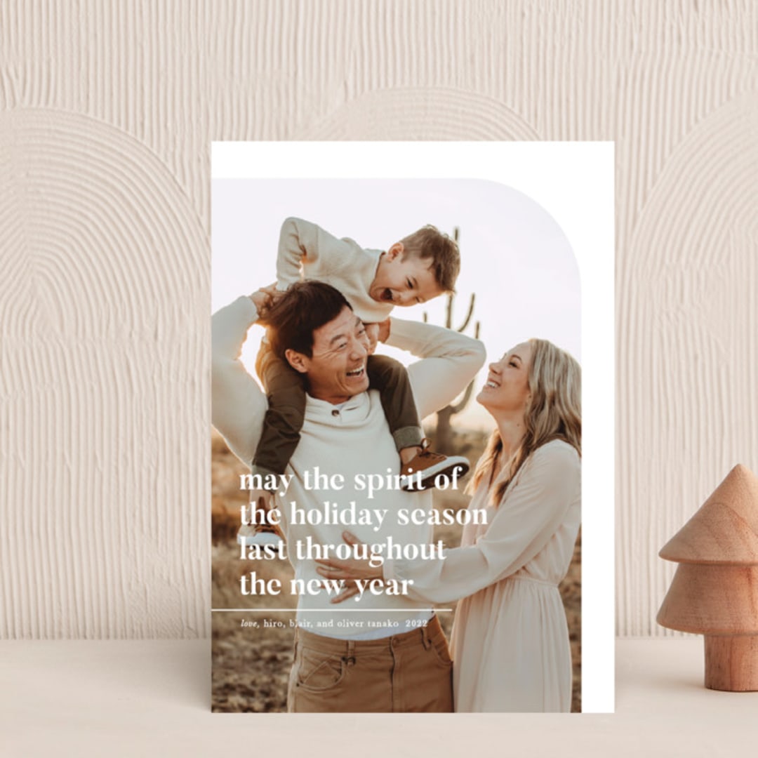 "Complete" - Holiday Cards in Cloud by Jennifer Lew - Front