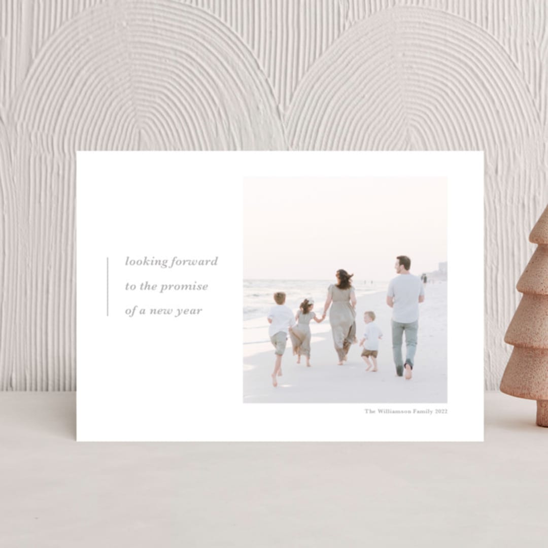 "Promise" - Holiday Cards in Mist by Susan Brown - Front
