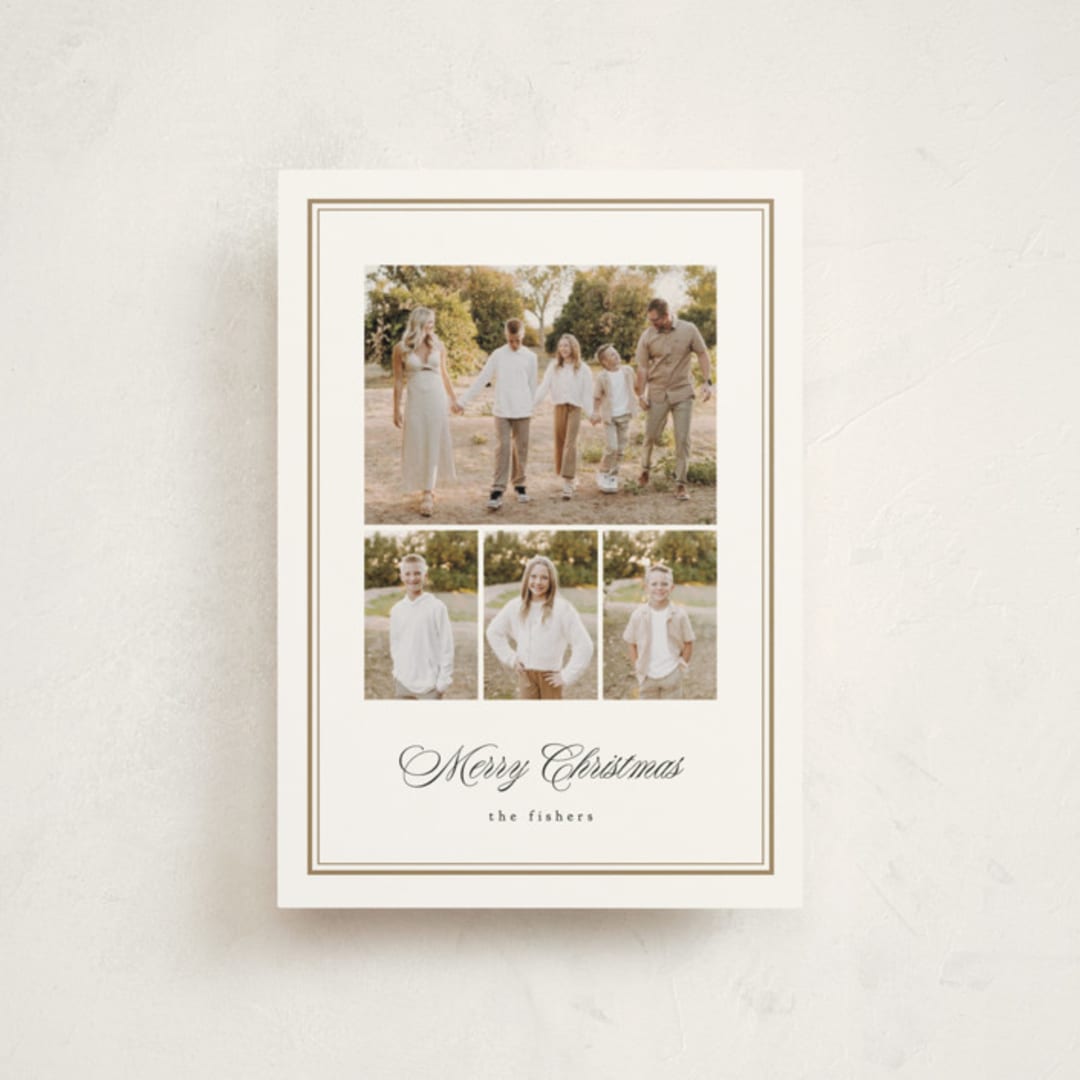 "Hampton House" - Holiday Cards in Snow by Erin L. Wilson - Front