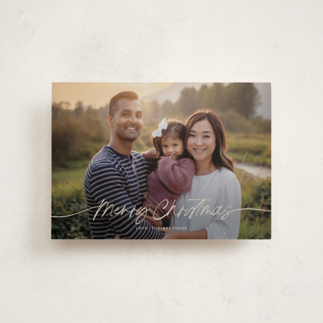 "Faubourg" - Holiday Cards in Pudding by Leia Matt - Front