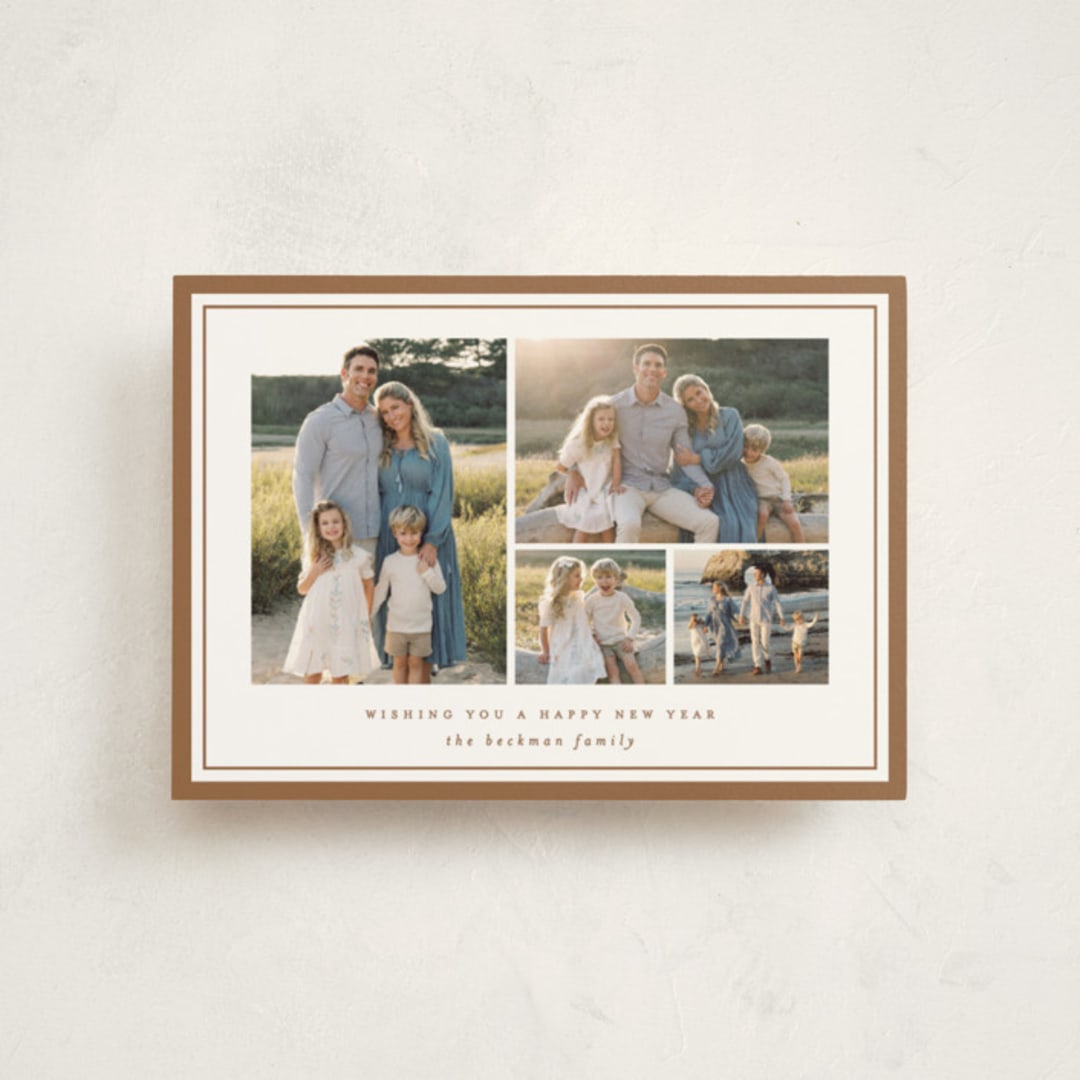 "Glory Multipled" - Holiday Cards in Pecan Pie by Brooke Chandler - Front