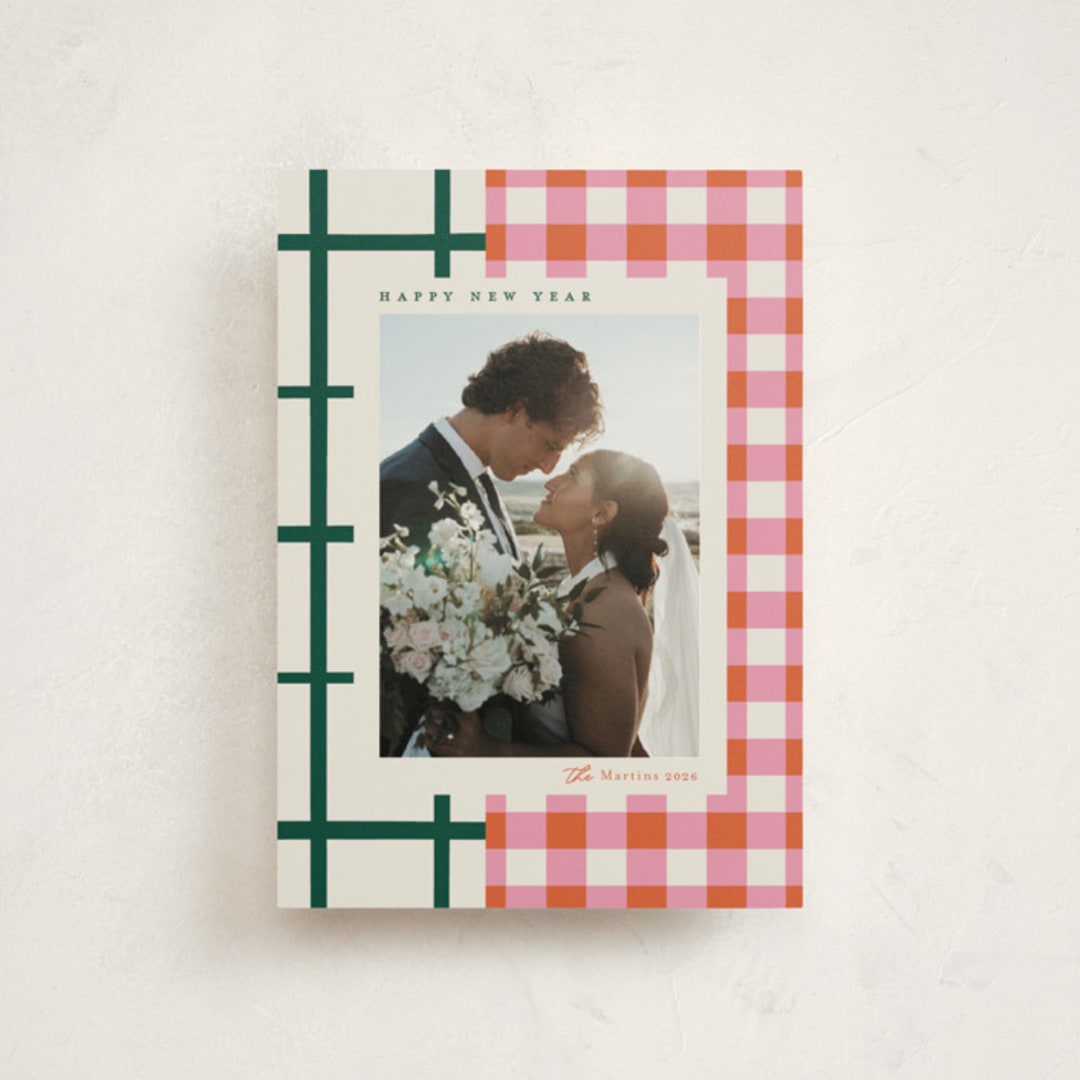 "Grandmas Dishes" - Holiday Cards in Gumdrop by Carrie ONeal - Front