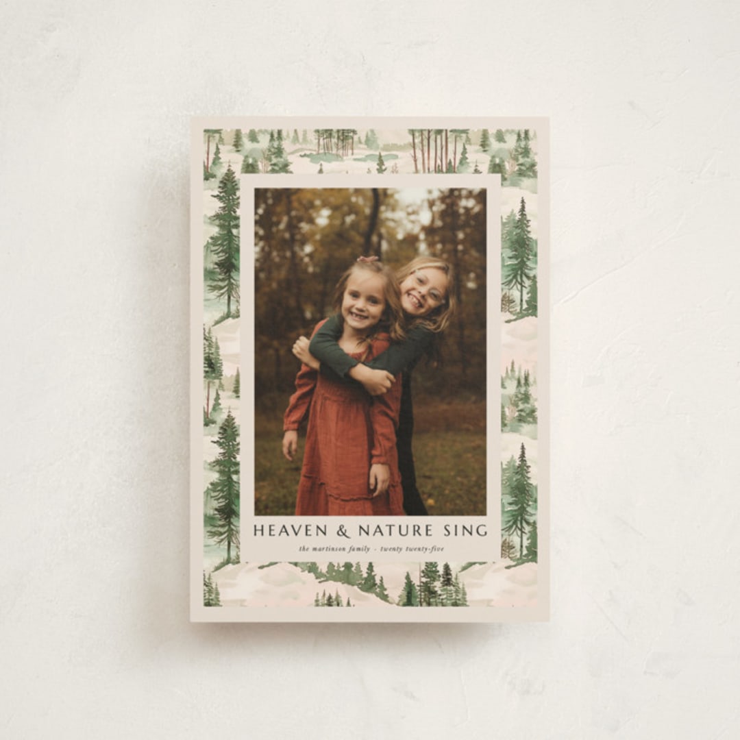"Forest" - Holiday Cards in Fir by Tatjana Koraksic - Front