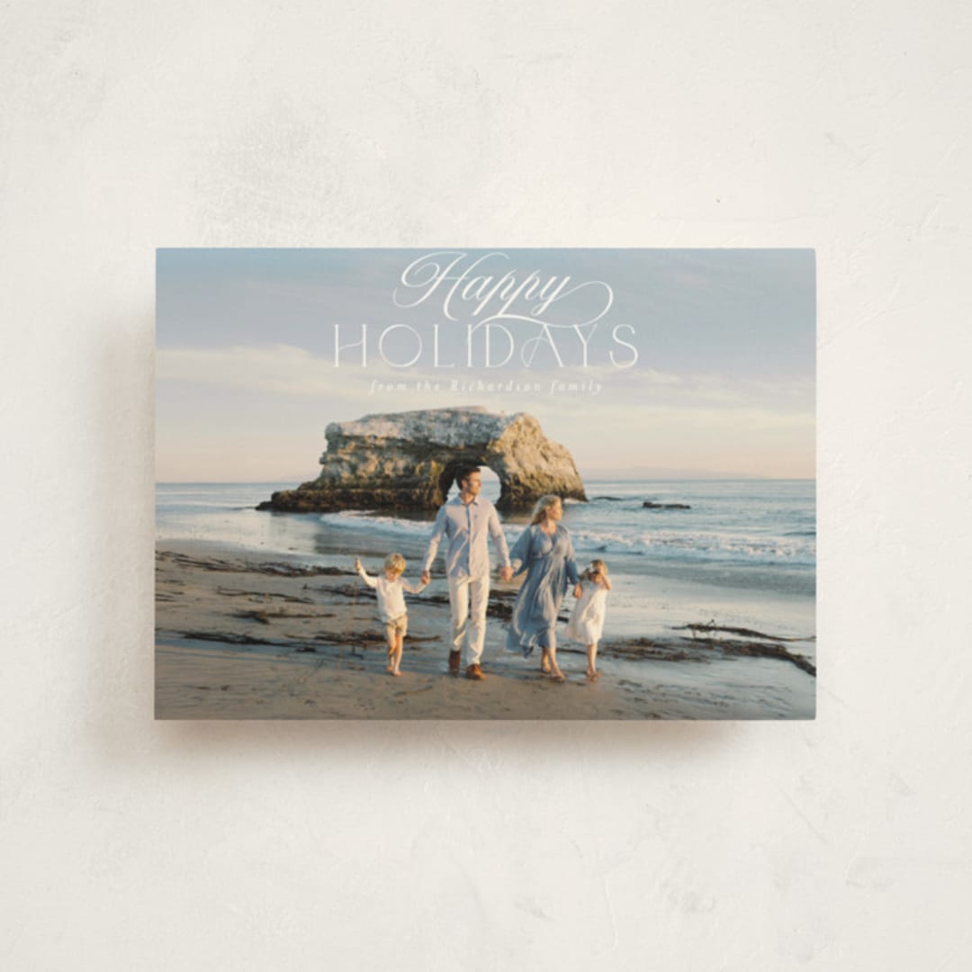 "Ashby" - Holiday Cards in Snow by Deynaaz Daraei - Front