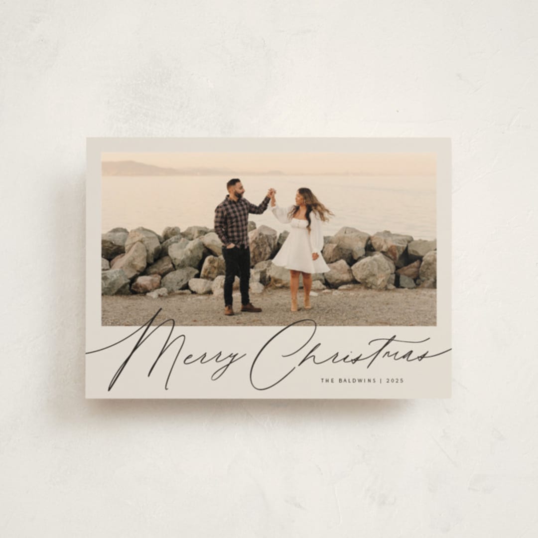 "Simply Charming" - Holiday Cards in Eggnog by Melanie Severin - Front