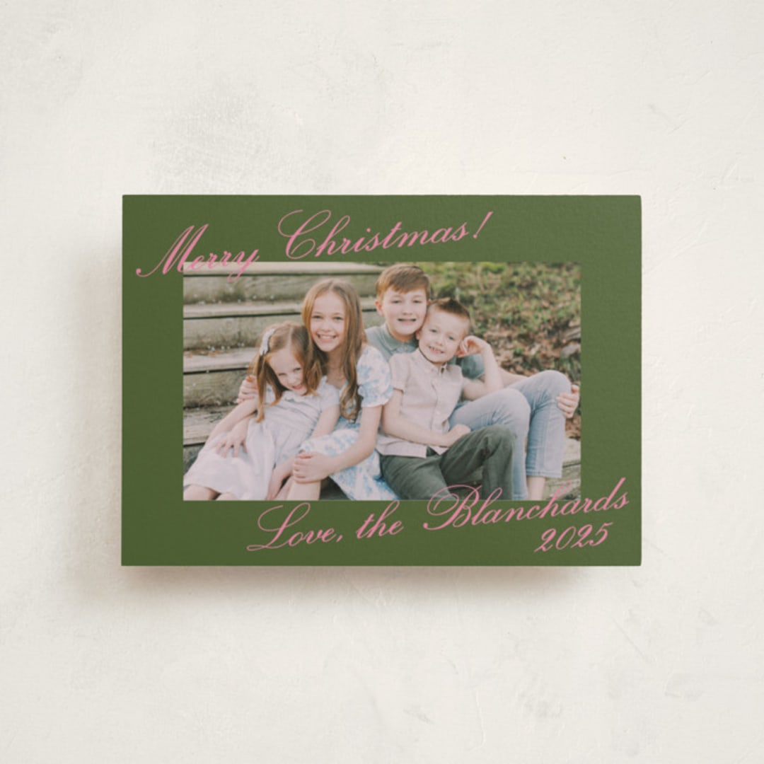 "Kiawah" - Holiday Cards in Bonbon by Megan Davis - Front