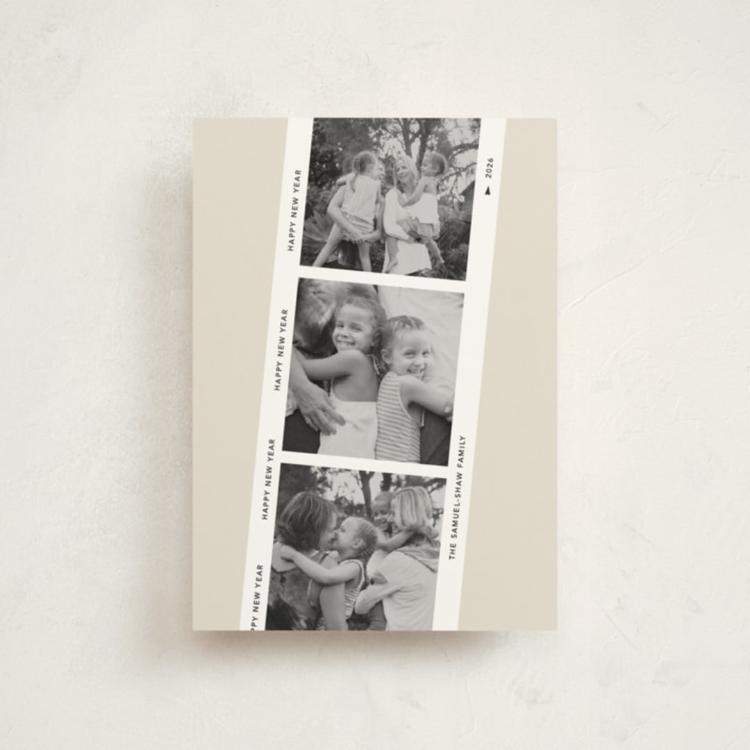"Our Memories" - Holiday Cards in Vanilla by Kelly Watkins - Front