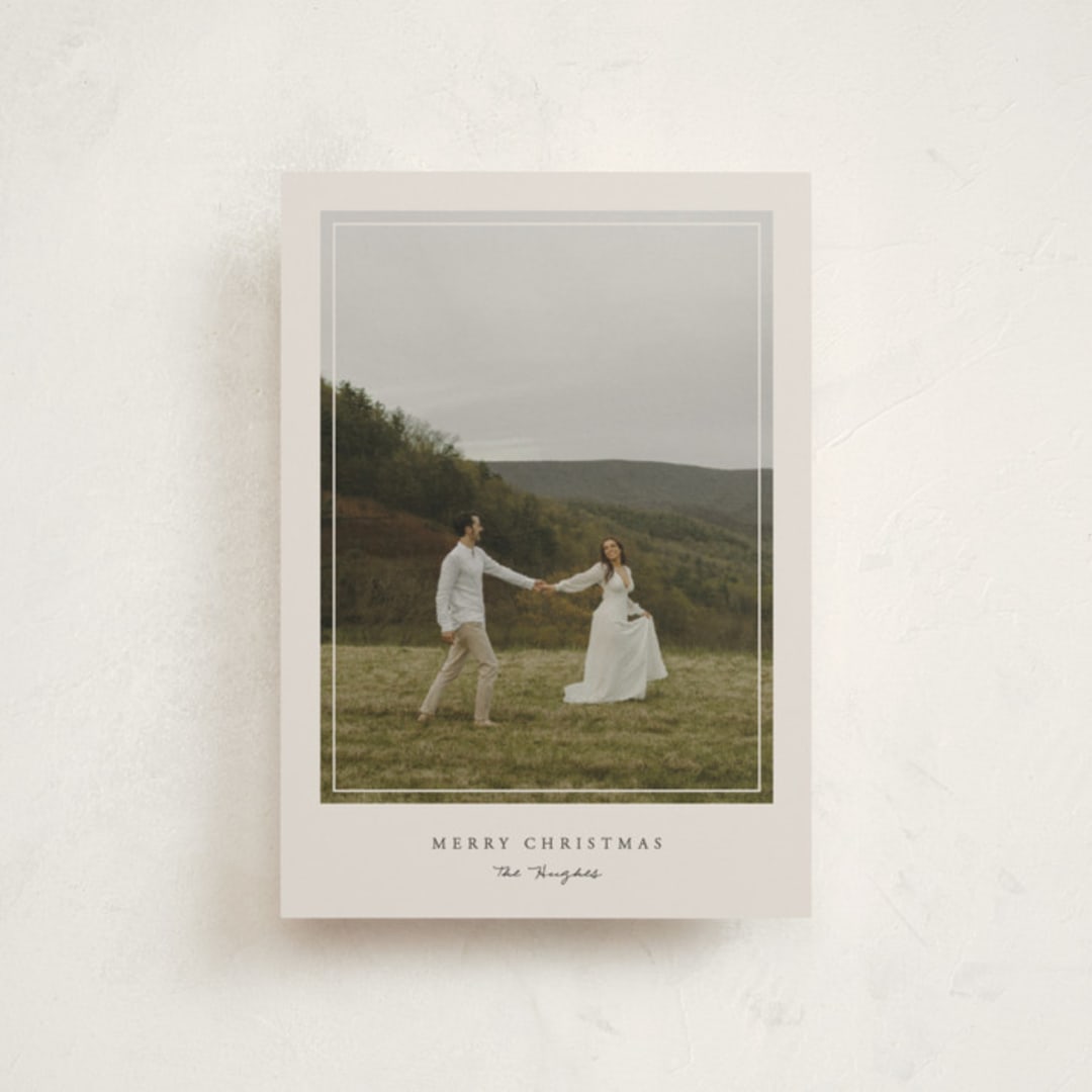 "Photograph" - Holiday Cards in Fog by Brianne Larsen - Front