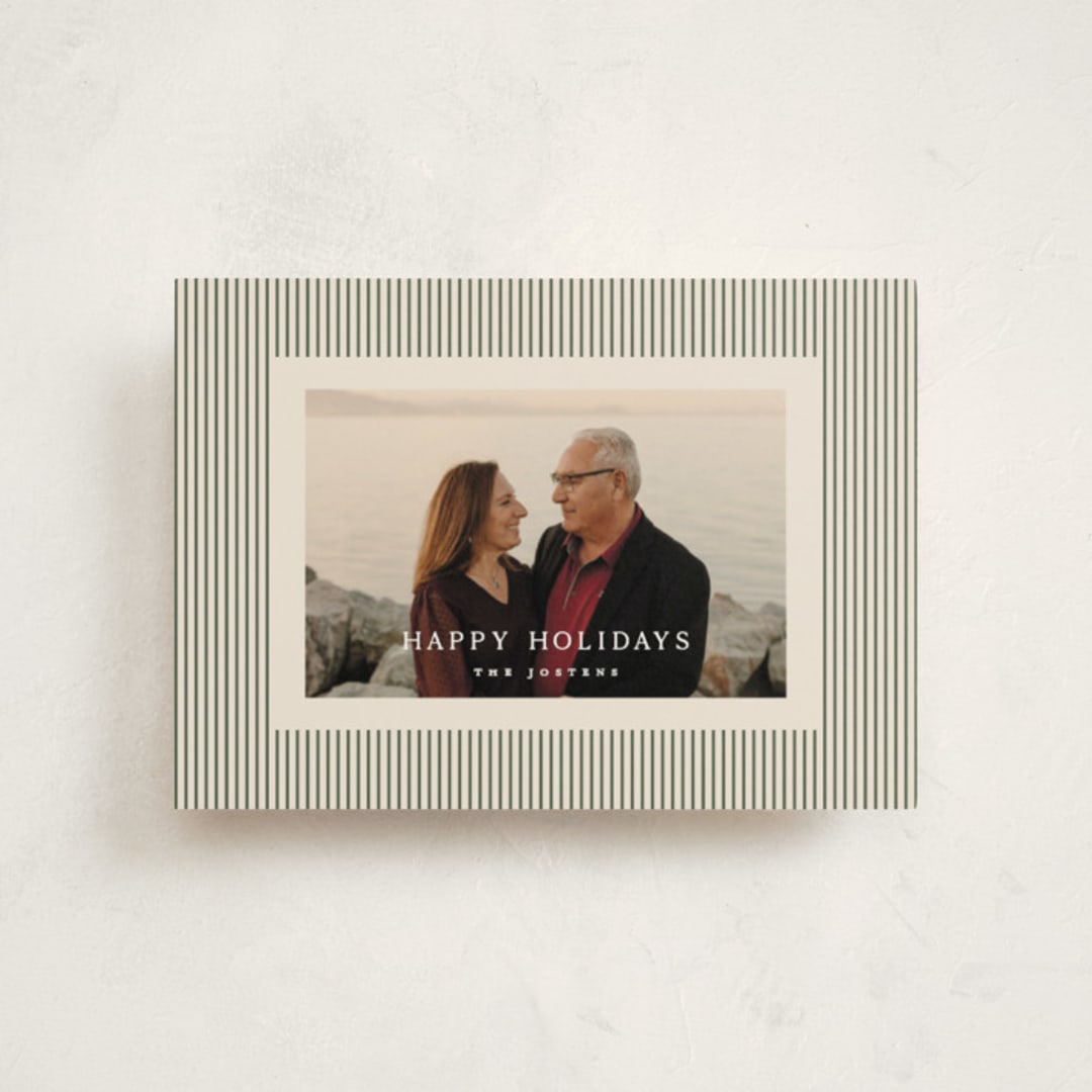 "The Prep" - Holiday Cards in Balsam by Kristie Kern - Front