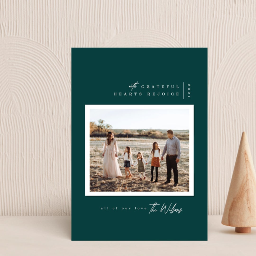 "Modern snapshot" - Holiday Cards in Juniper by Owl and Toad - Front