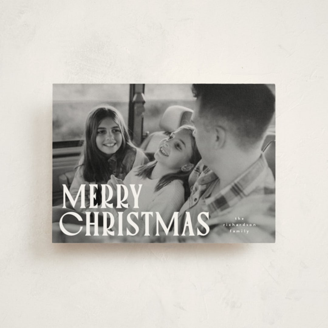 "Carper" - Holiday Cards in Snow by Tamara Hilje - Front