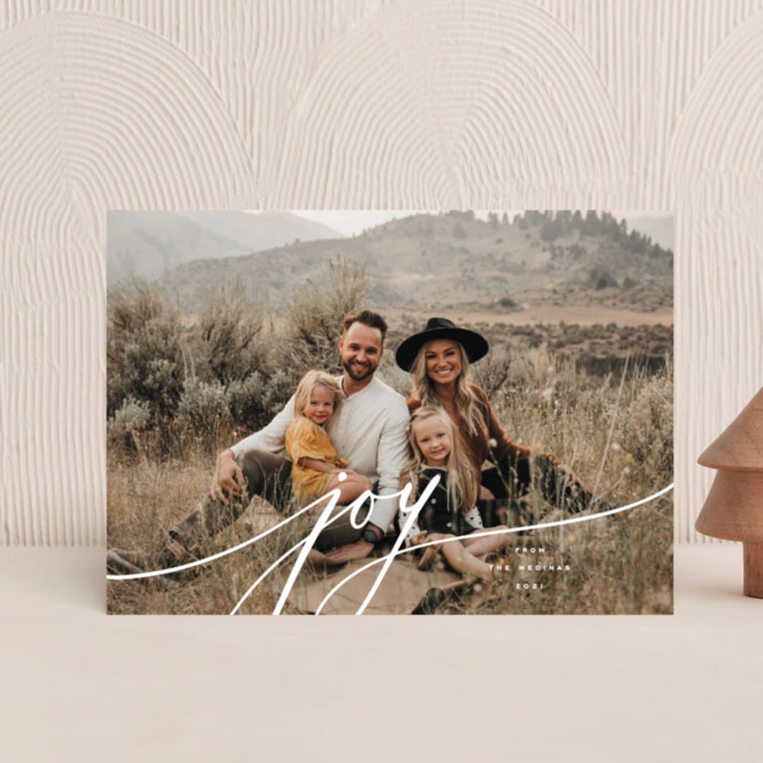 "refined" - Holiday Cards in Snow by April Astudillo - Front