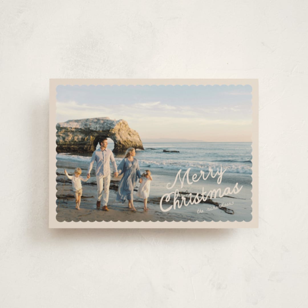 "Dispatch" - Holiday Cards in Creamer by Pixel and Hank - Front