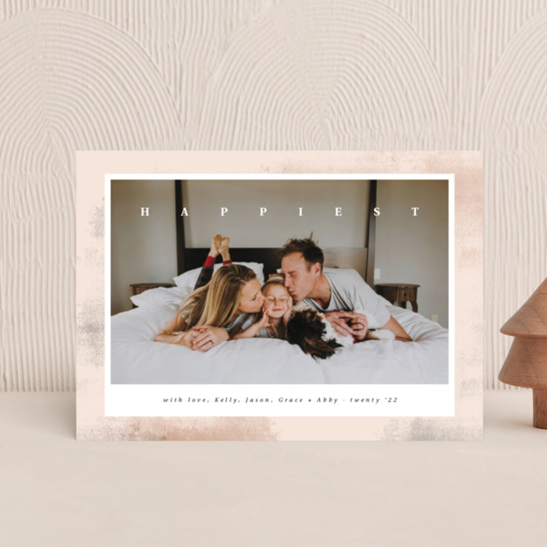 "Kanvas" - Holiday Cards in Gumdrop by Orasie - Front