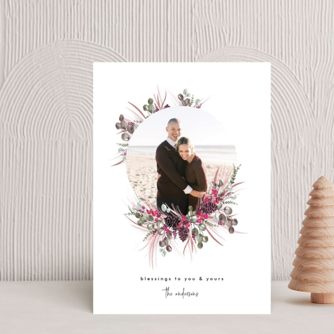 "Trimming Together" - Holiday Cards in Rouge by Nicole Whiddon - Front