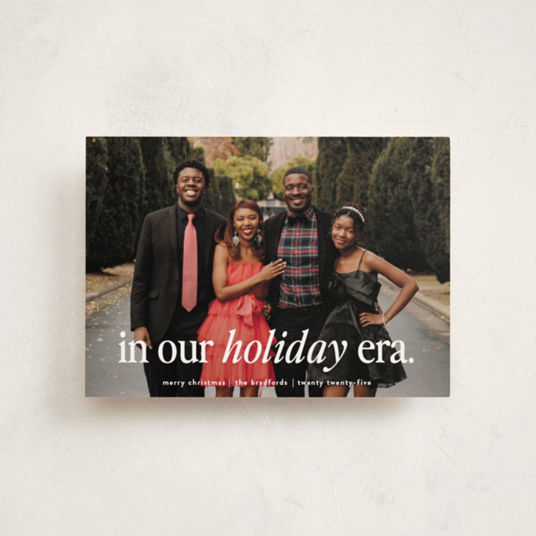 "holiday era" - Holiday Cards in Snow by Angela Marzuki - Front