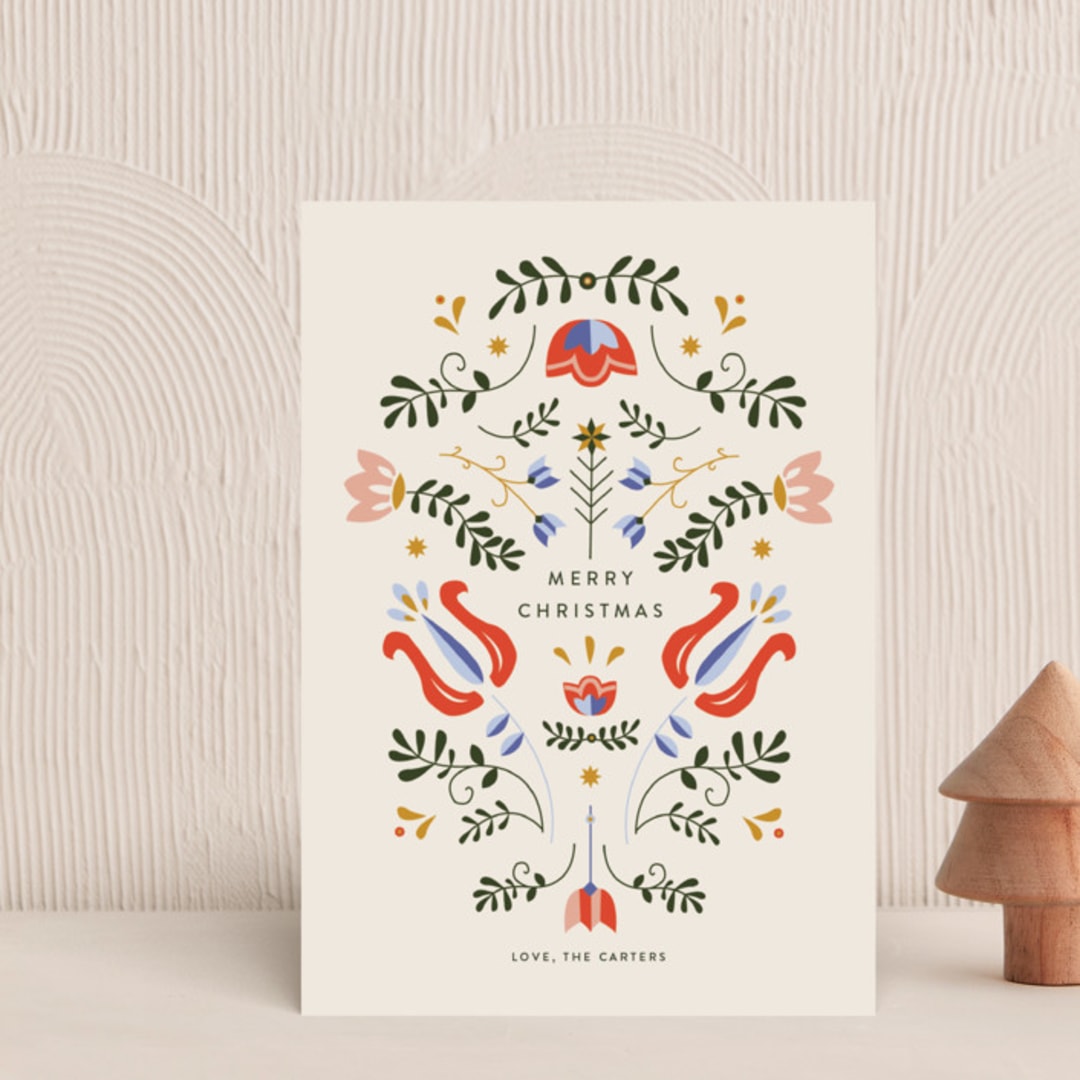 Scandinavian Folk Card