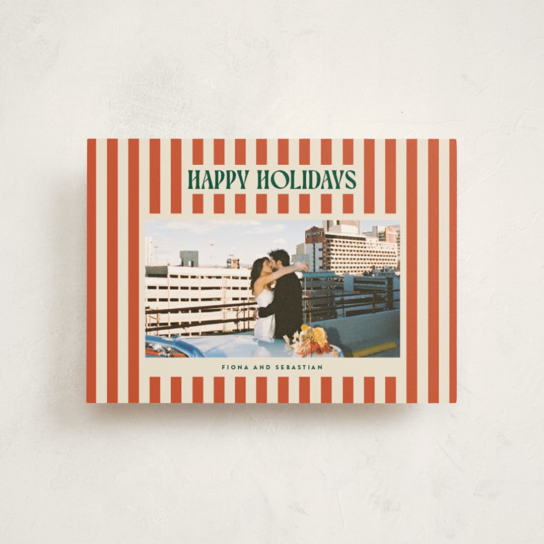 "Bold & Bright" - Holiday Cards in Mistletoe by Ekko Studio - Front