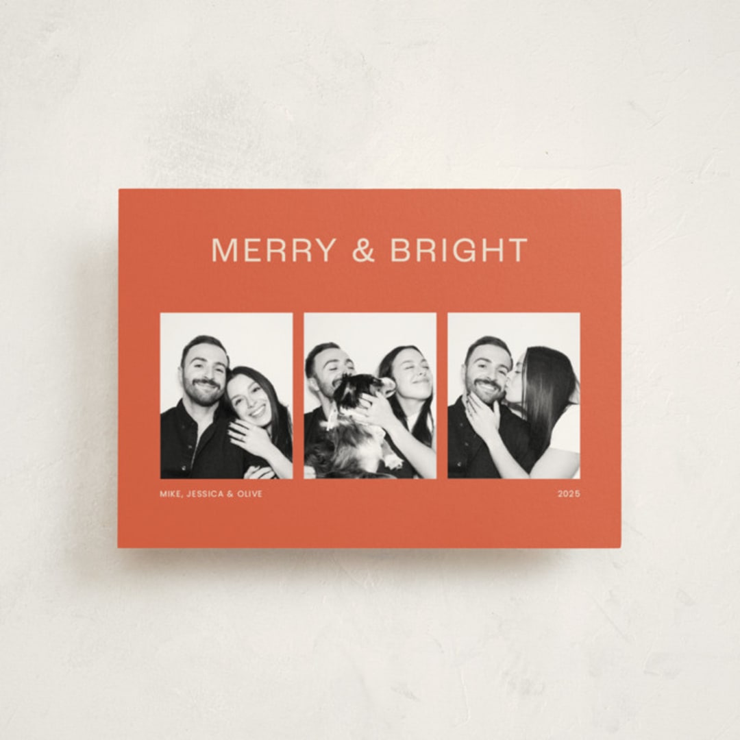 "Bright Trio" - Holiday Cards in Terracotta by seulghi - Front