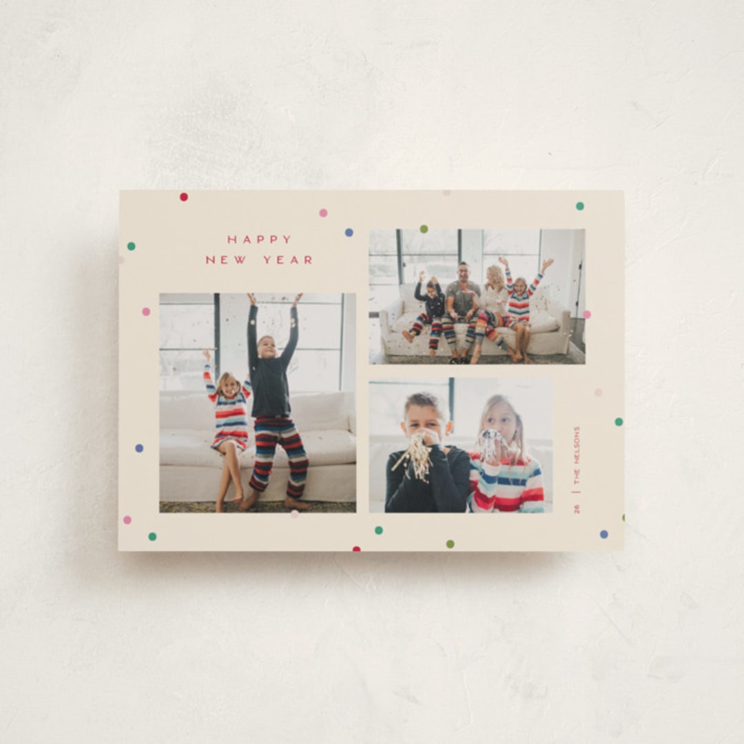 "So Festive" - Holiday Cards in Whipped Cream by Pixel and Hank - Front