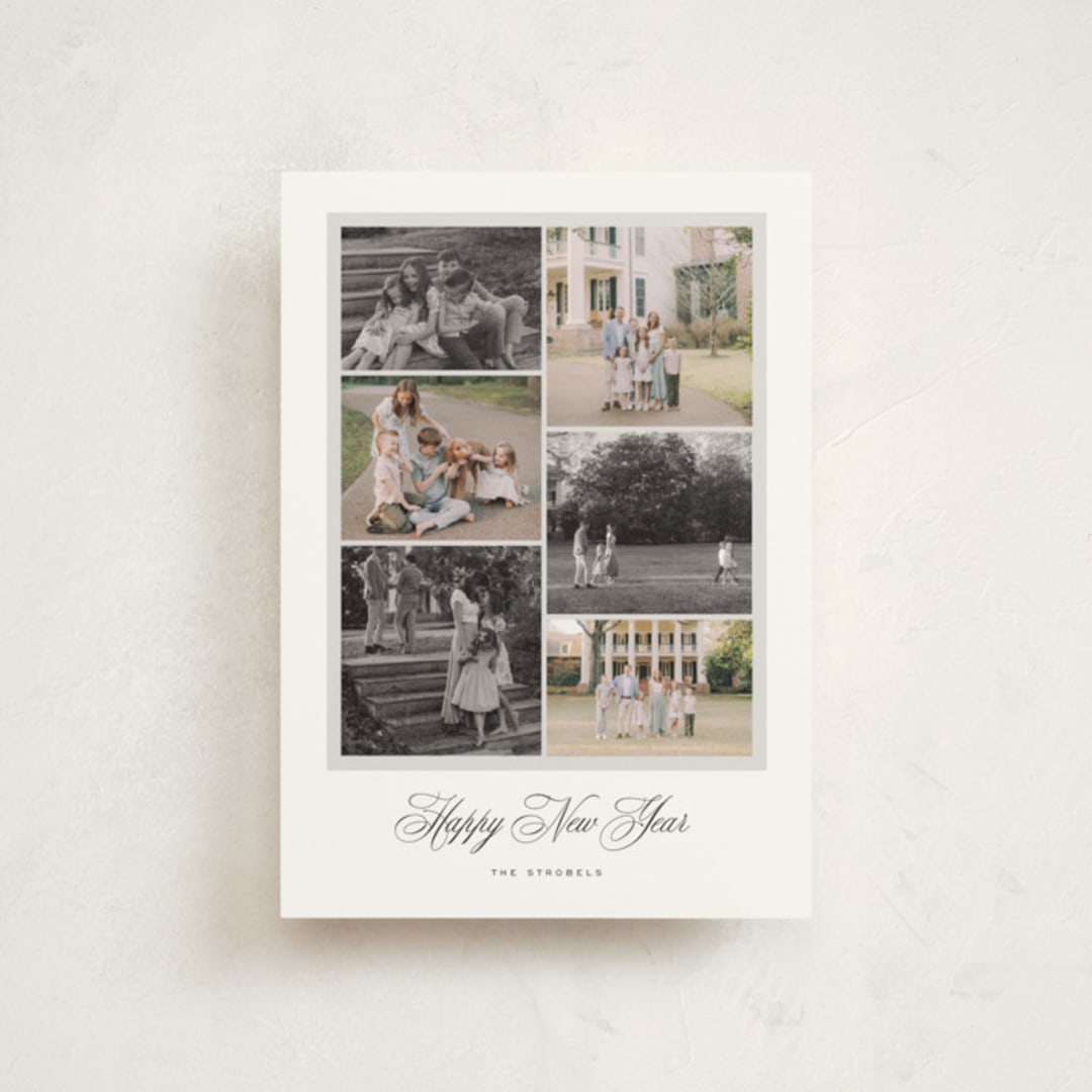 "claremont" - Holiday Cards in Moon by Sara Hicks Malone - Front