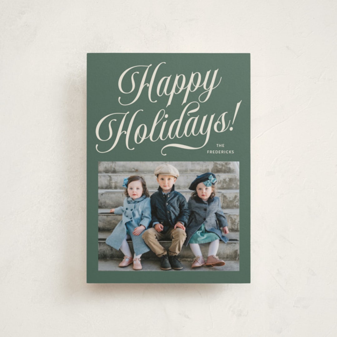 "Durham" - Holiday Cards in Forest by Jackie Crawford - Front